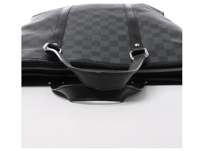 Borsa a mano 2Way Louis Vuitton Tadao Damier Graphite in Nero N51192 - vista 6