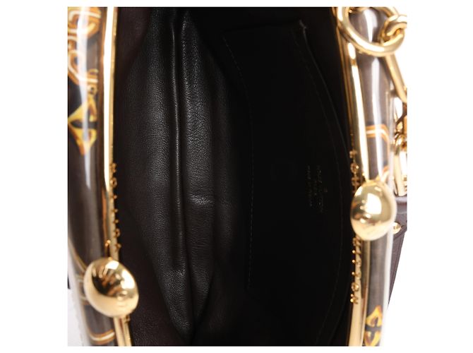 Louis Vuitton Fermoir Monogram Charm Vinyl x Leather Shoulder Bag in Brown M95155 - vista 12