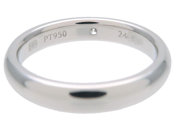 HARRY WINSTON Ehering 1P Diamant PT950 Platin US3.5-4 Gebraucht - Ansicht 4