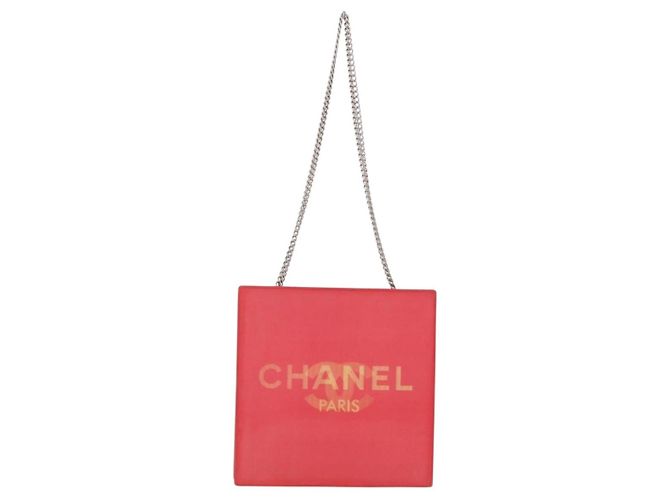 Chanel Vintage Holographic Chain Vinyl Small - vista 2