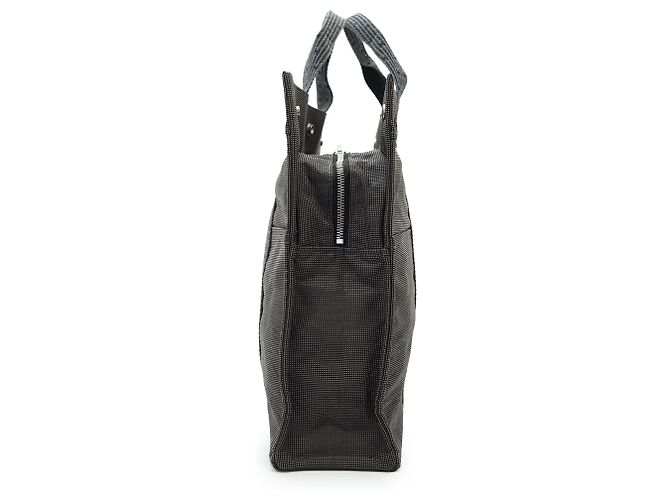 Hermès Herline Tote MM Grau Stoff - Ansicht 4