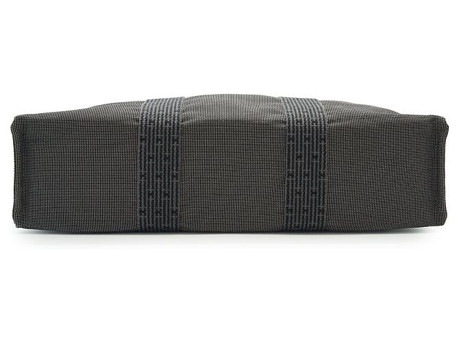 Hermès Herline Tote MM Grau Stoff - Ansicht 5