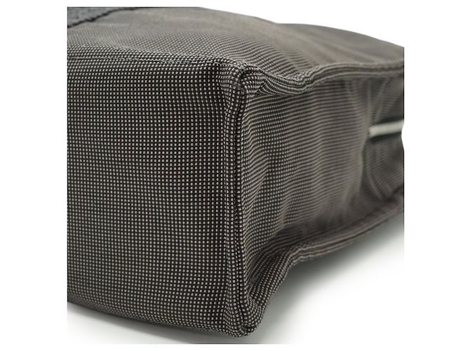 Hermès Herline Tote MM Grau Stoff - Ansicht 7
