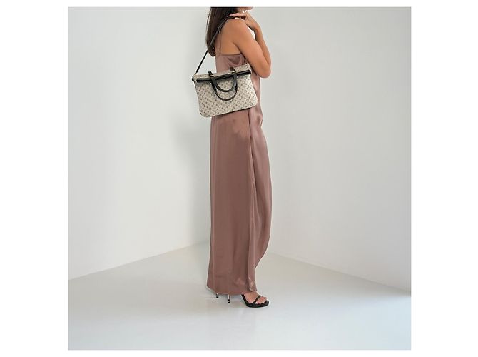 Louis Vuitton Françoise Borsa Tote Monogram Mini Lin - vista 5