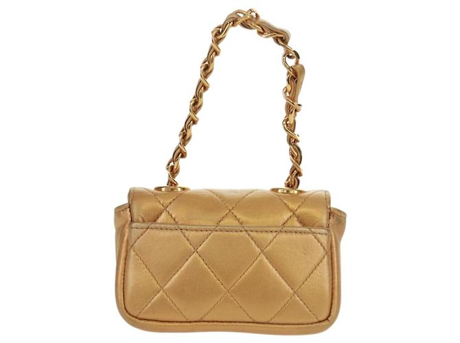 Cintura Chanel Classic Flap Charm Chain Belt Quilted Caviar Mini - vista 2