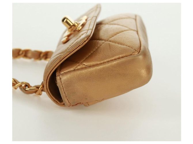 Cintura Chanel Classic Flap Charm Chain Belt Quilted Caviar Mini - vista 3
