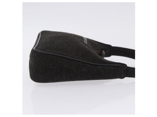Prada Vintage Wollhandtasche Schwarz - Ansicht 3