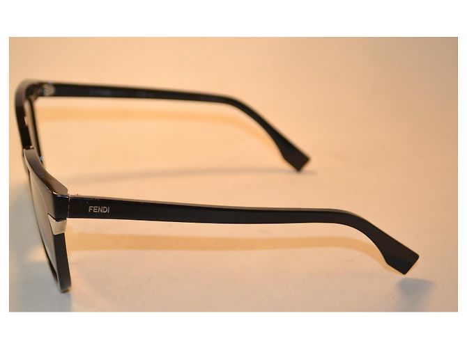 Fendi gafas de sol FF0125/F/S de acetato negro - vista 3