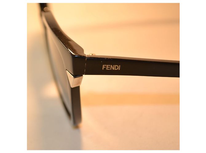 Fendi gafas de sol FF0125/F/S de acetato negro - vista 4