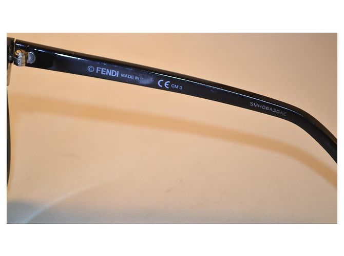Fendi gafas de sol FF0125/F/S de acetato negro - vista 6