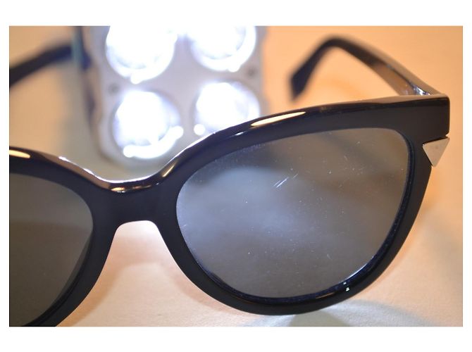 Fendi gafas de sol FF0125/F/S de acetato negro - vista 9