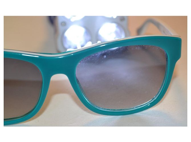 Gucci GG5009 occhiali da sole in plastica turchese - vista 10
