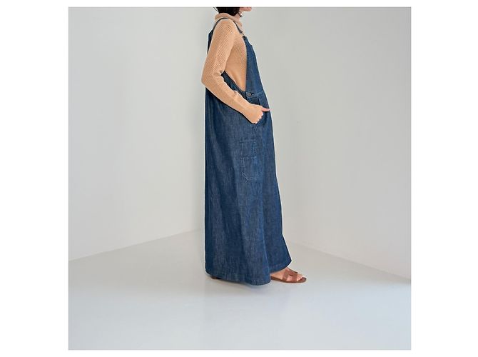 Weekend Max Mara Abito Maxi in Denim Blu - vista 6