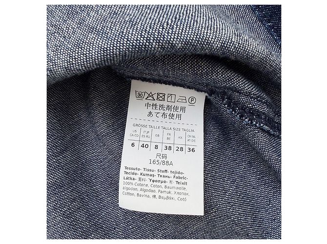 Weekend Max Mara Abito Maxi in Denim Blu - vista 9
