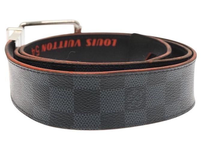 Cintura Louis Vuitton Pont Neuf Damier Cobalt Medium - vista 3