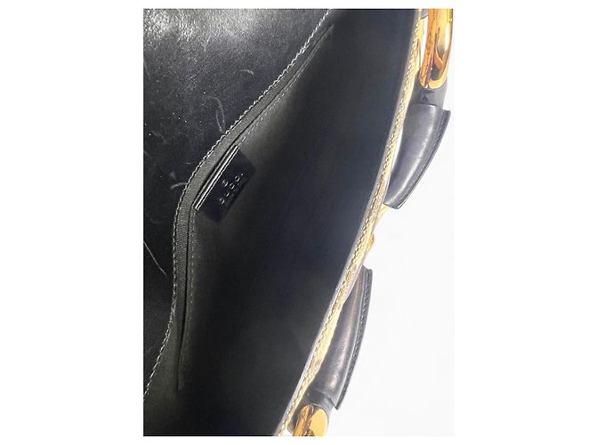 Pochette Gucci Tom Ford GG Monogram Viola e Nero - vista 11