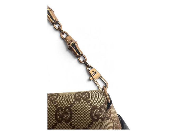 Pochette Gucci Tom Ford GG Monogram Viola e Nero - vista 9