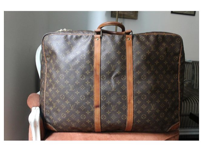 Louis Vuitton Keepall 60 Monogram Tela Marrone - vista 2