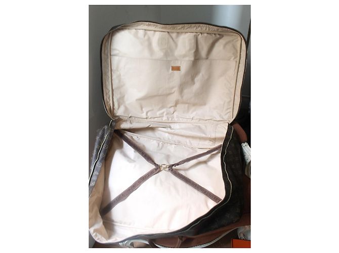 Louis Vuitton Keepall 60 Monogram Tela Marrone - vista 7