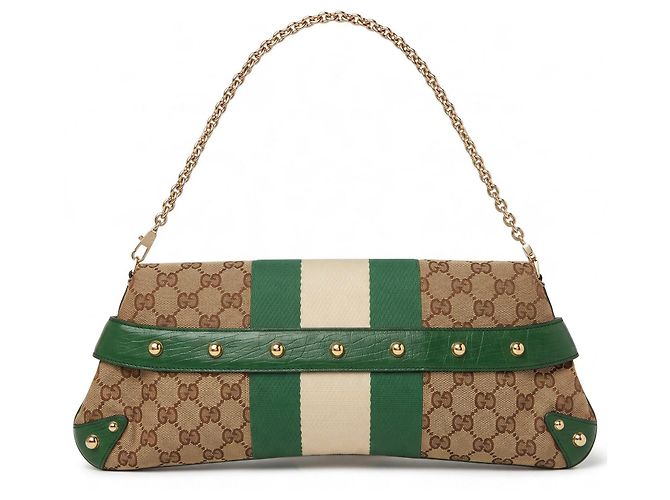 Gucci Tom Ford 1955 Borsa pochette monogramma GG Horsebit - vista 2