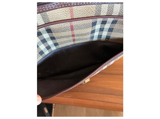 Burberry Borsa a tracolla Haymarket Check - vista 4