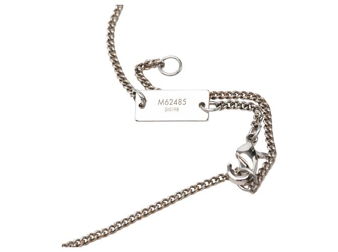 Collana Silver Louis Vuitton Brass Monogram Charms - vista 5
