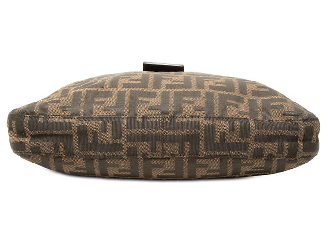 Borsa a tracolla Fendi Zucca Canvas marrone - vista 3