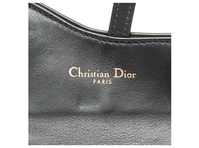 Borsa a tracolla Dior Nano Oblique Canvas Saddle Chain Pouch Blu - vista 5