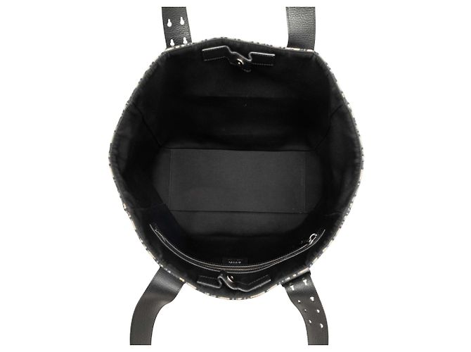 Borsa Tote Saddle in tela Dior Oblique blu - vista 4