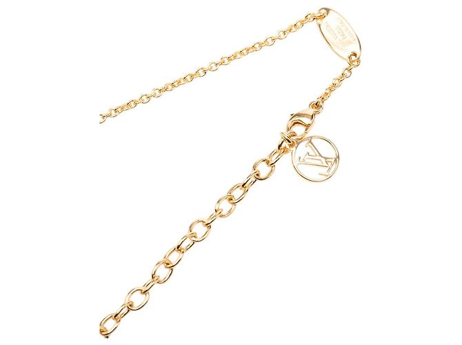Collana Essential V Louis Vuitton placcata in oro - vista 4