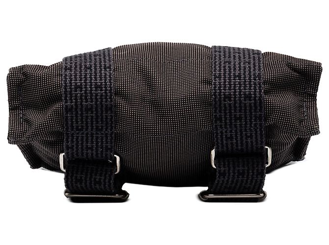 Mochila Hermès Herline PM de lona gris - vista 3