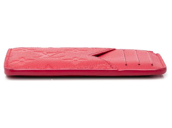 Louis Vuitton Monogram Empreinte Romy Kartenetui Rot - Ansicht 3