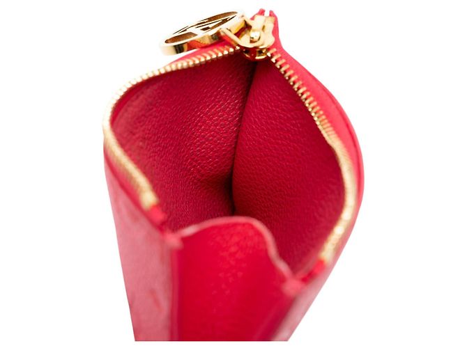 Louis Vuitton Monogram Empreinte Romy Kartenetui Rot - Ansicht 7