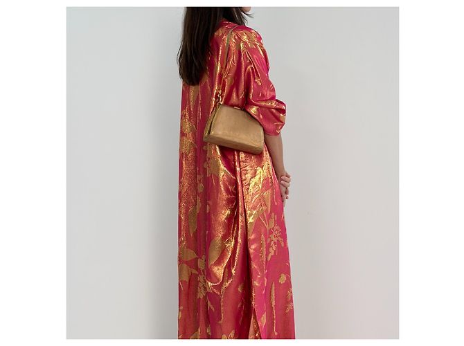Gianfranco Ferré Pochette in Pelle Bronzo - vista 4