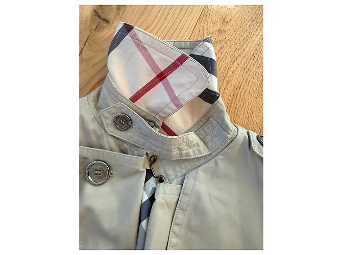 Burberry Trench Coat Algodón Beige - vista 3