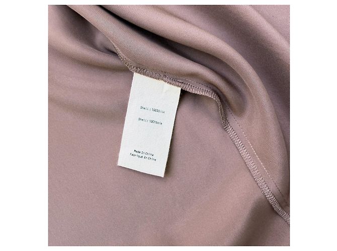 L'Agence Wickel-Maxikleid aus Seide in Dusty Rose - Ansicht 6