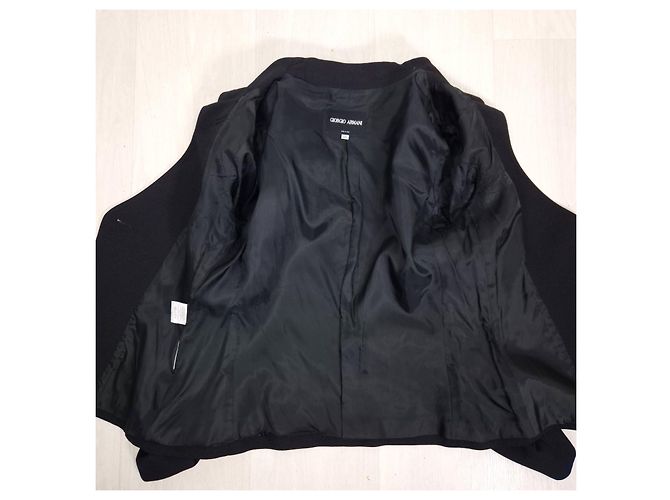 Giorgio Armani Wolljacke mit Rüschenkragen - Ansicht 14