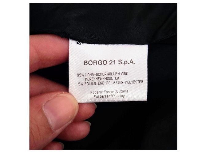 Giorgio Armani Wolljacke mit Rüschenkragen - Ansicht 15