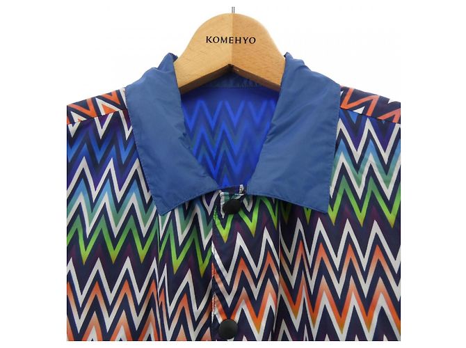 Blouson Missoni Azul Blanco Morado Verde - vista 5