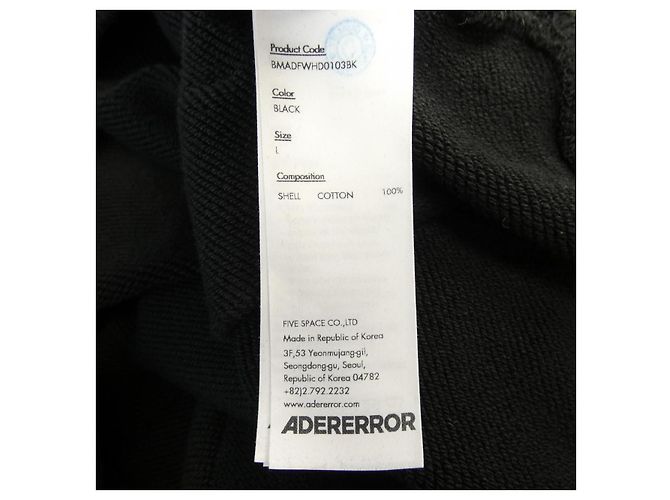 Autre Marque Sudadera con capucha ADER ERROR negra - vista 3