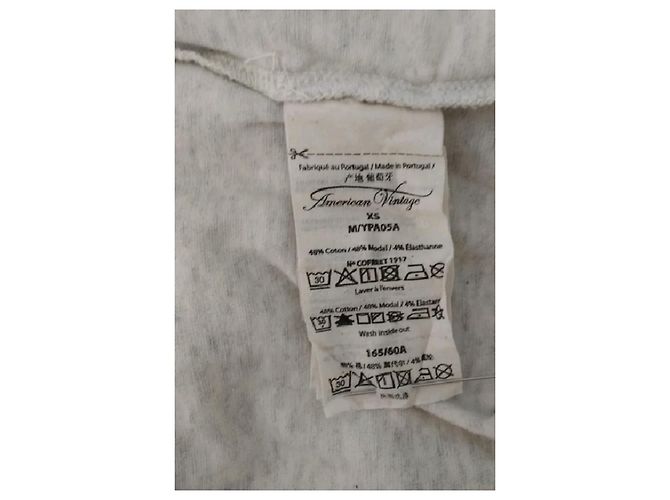 American Vintage Graue Baumwoll-Jogginghose - Ansicht 6