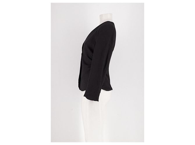 Autre Marque ELEH Leinenblazer Schwarz - Ansicht 3