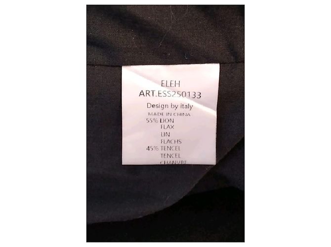 Autre Marque ELEH Leinenblazer Schwarz - Ansicht 8