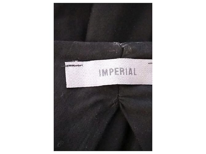 Top nero senza maniche Impérial con paillettes - vista 7