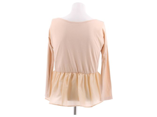 Top de algodón beige Carven M - vista 2