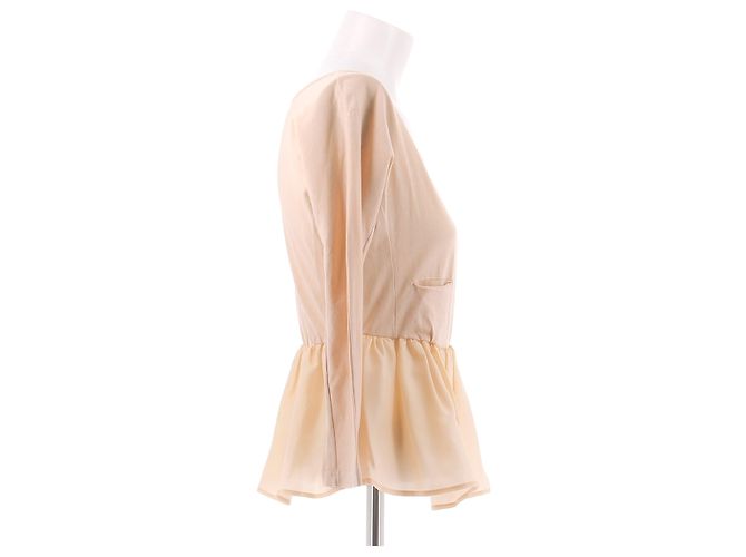 Top de algodón beige Carven M - vista 3