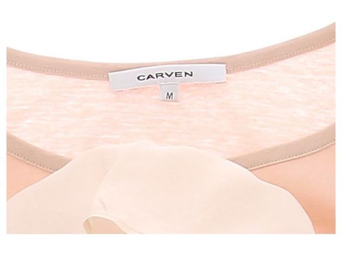 Top de algodón beige Carven M - vista 5