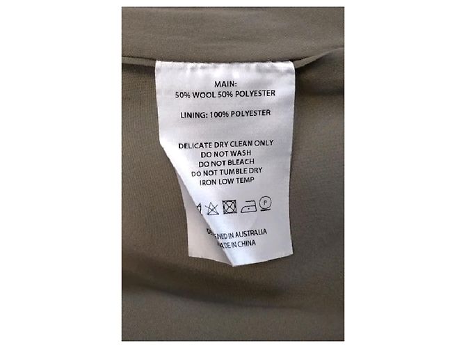 Autre Marque Pantalones de lana beige - vista 6