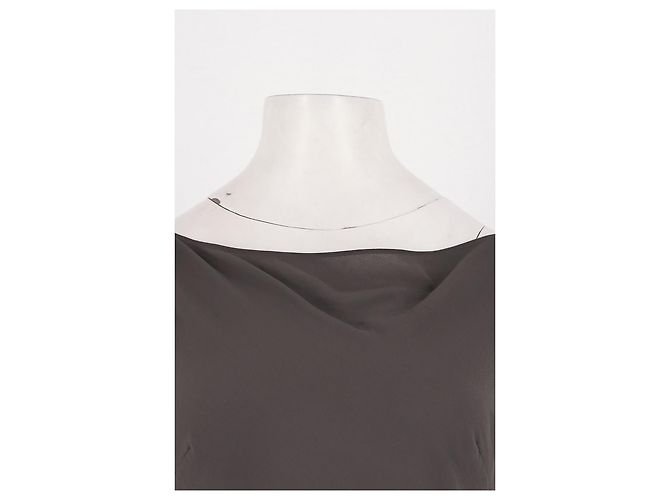 Autre Marque Top sin mangas drapeado gris WEEKDAY - vista 5