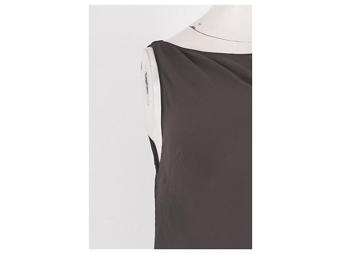 Autre Marque Top sin mangas drapeado gris WEEKDAY - vista 6